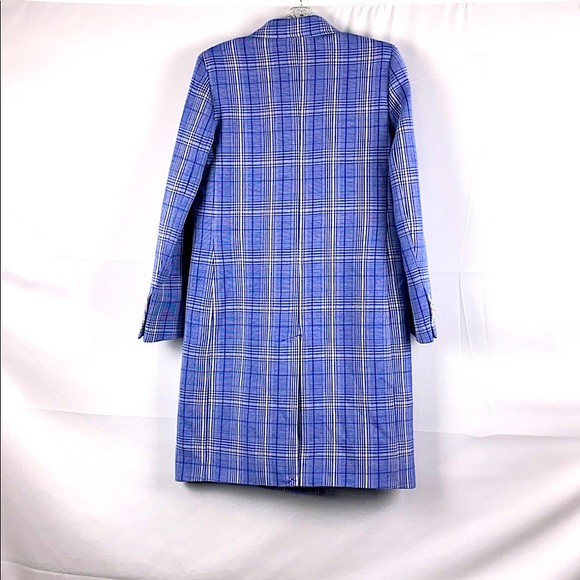 MANGO Checked Structured Coat - Picture 5 of 11